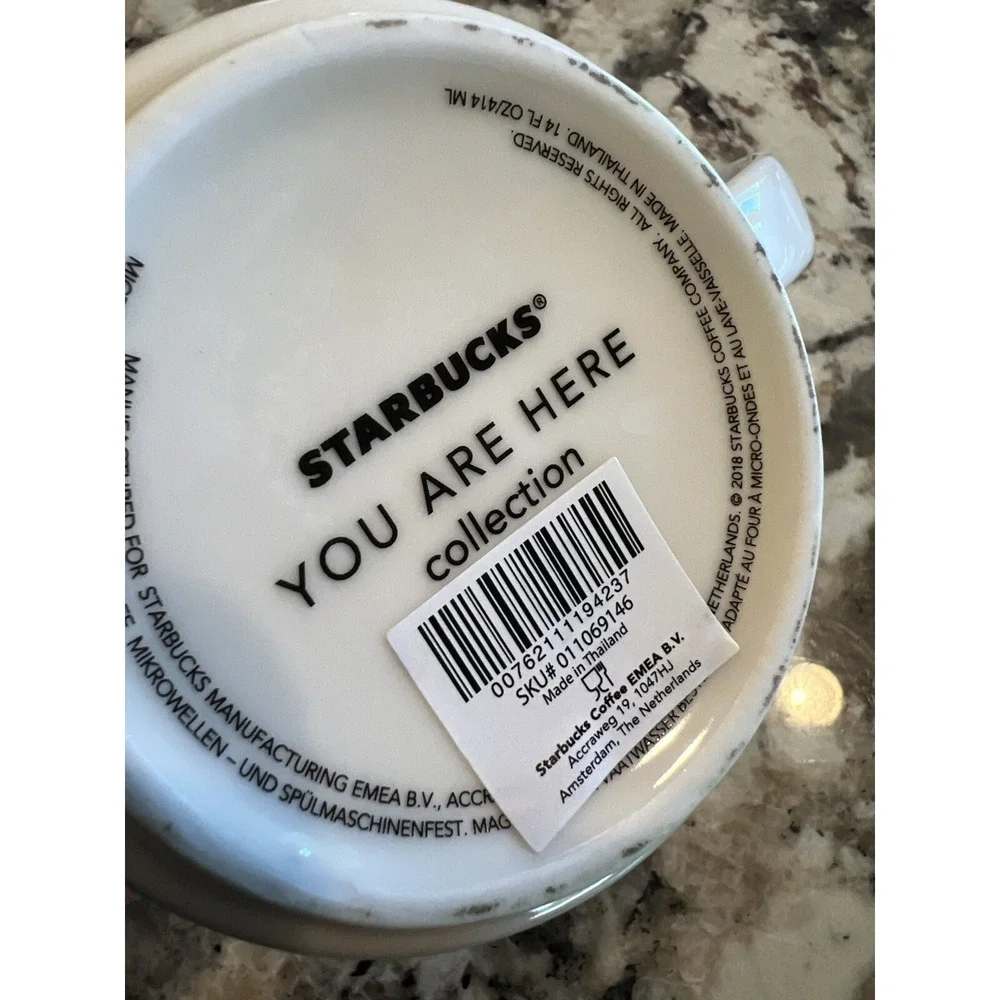Starbucks Marrakech Mug You Are Here Collection Morocco Coffee Cup New 14 oz